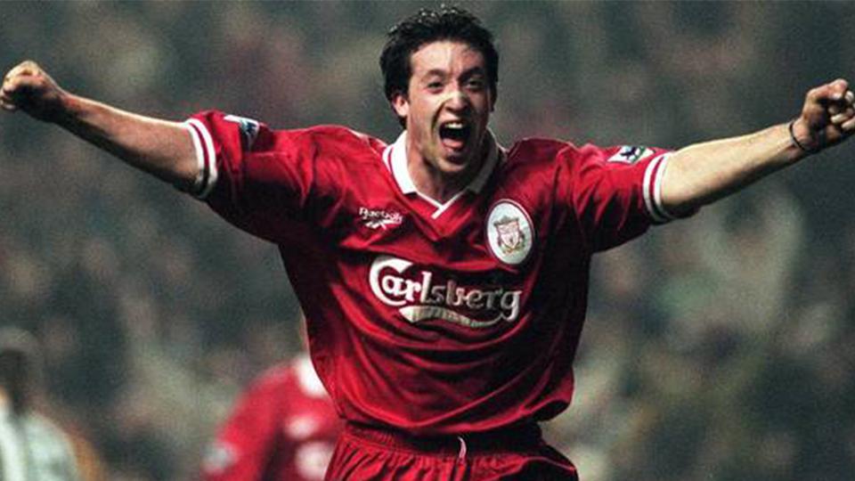 Robbie Fowler saat masih membela Liverpool. - INDOSPORT