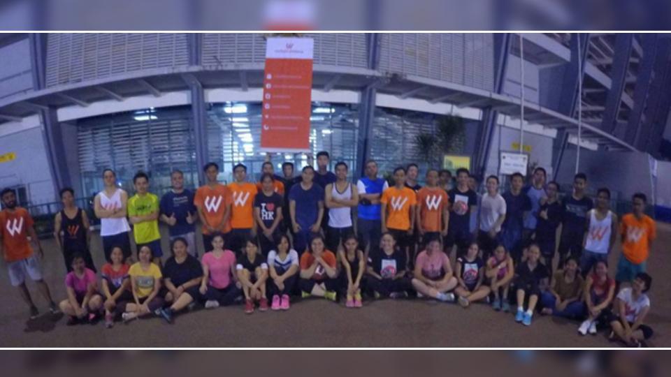 Komunitas Workout Embassy. - INDOSPORT