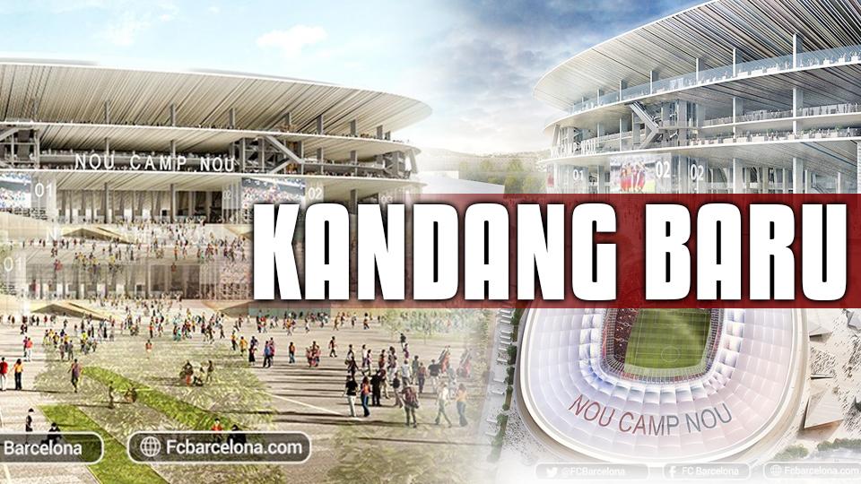 Camp Nou akan segera direnovasi untuk menjadi lebih megah. - INDOSPORT