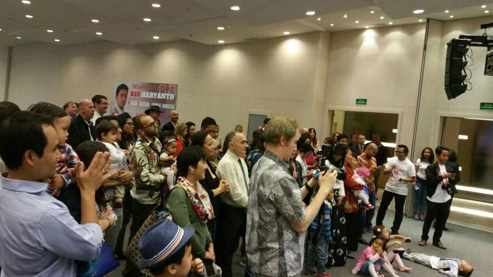 Meet & Greets Rio Haryanto di KBRI Spanyol. - INDOSPORT
