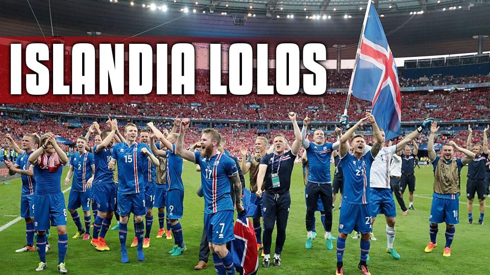 Pemain Islandia selebrasi. - INDOSPORT