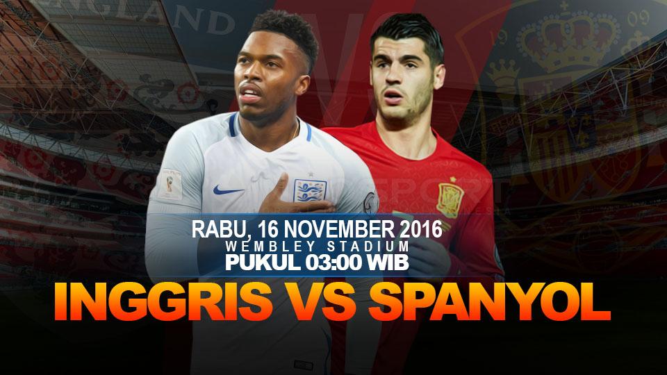 :Laga persahabatan Inggris vs Spanyol. - INDOSPORT
