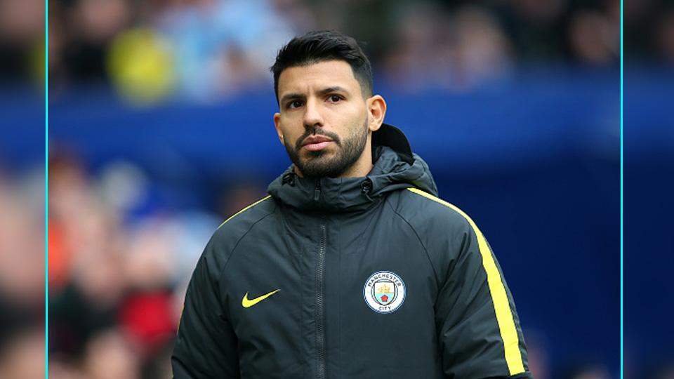 Striker Man City, Sergio Aguero. - INDOSPORT