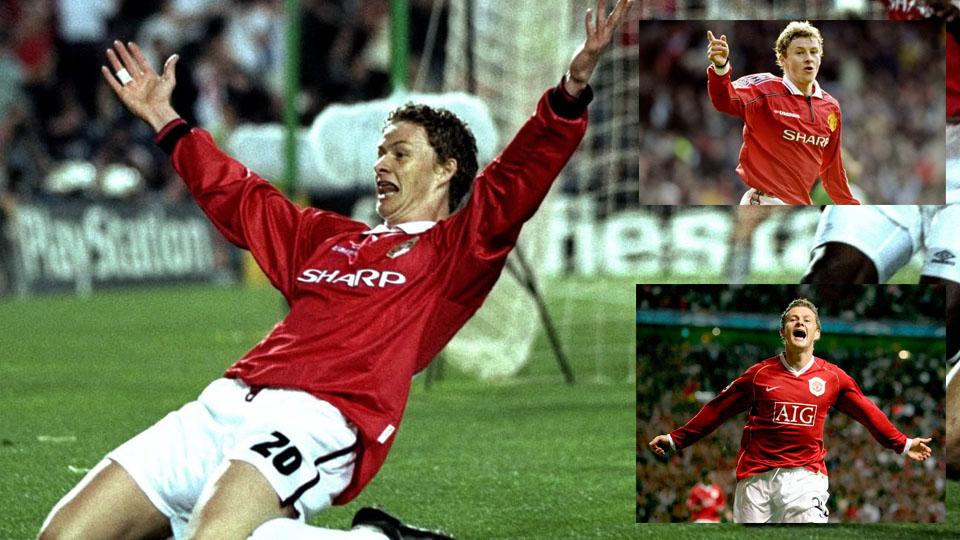 Ole Gunnar Solskjaer saat masih berseragam Manchester United. - INDOSPORT