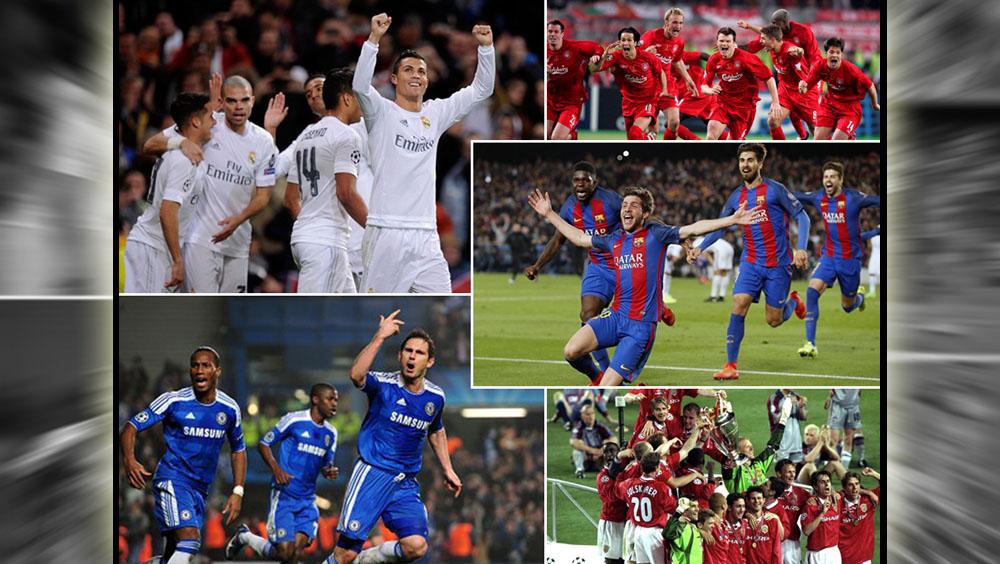 Aksi Comeback para klub elite Eropa di pentas Liga Champions. - INDOSPORT