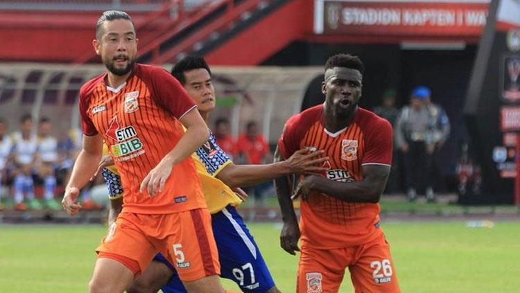 Bek asal Jepang milik Pusamania Borneo FC, Yamashita Kunihiro. - INDOSPORT
