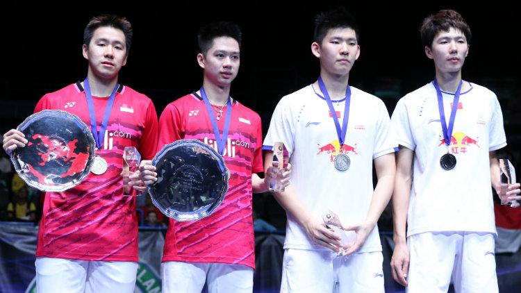 Kevin Sanjaya Sukamuljo/Marcus Fernaldi Gideon raih gelar pertamanya di All England 2017. - INDOSPORT