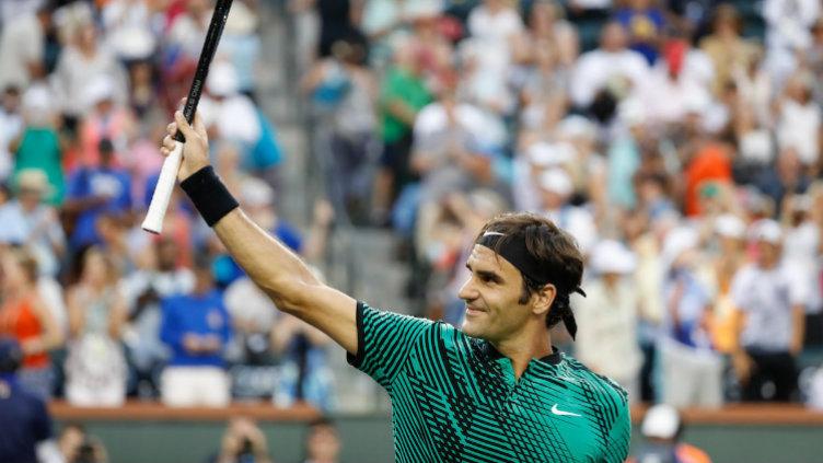 Roger Federer melaju ke babak final Indian Wells 2017. - INDOSPORT
