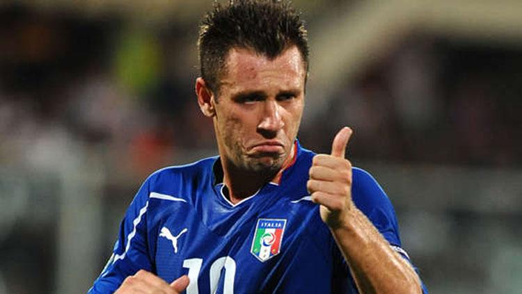 Mantan penyerang Timnas Italia, Antonio Cassano - INDOSPORT