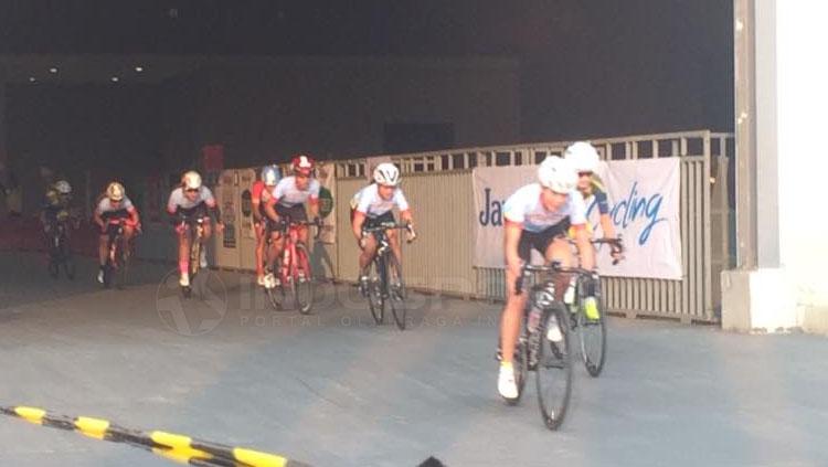 Situasi balapan sepeda di JIExpo Criterium. - INDOSPORT