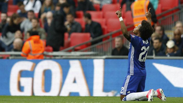 Gelandang Chelsea, Willian. - INDOSPORT