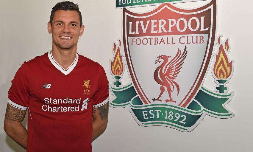 Pemain bertahan Liverpool, Dejan Lovren. - INDOSPORT