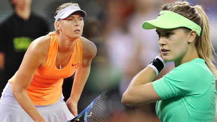 Maria Sharapova vs Eugenie Bouchard. - INDOSPORT