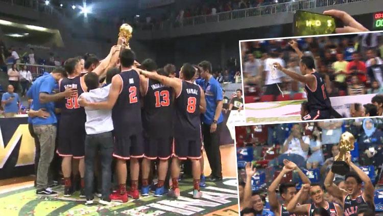 Pelita Jaya Jakarta berhasil memenangkan IBL 2017. - INDOSPORT