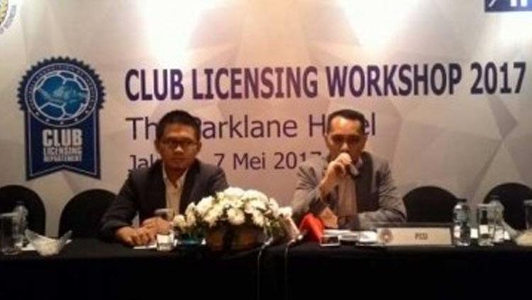 Manajer Departemen Lisensi Klub PSSI, Tigor Salom Boboy. - INDOSPORT