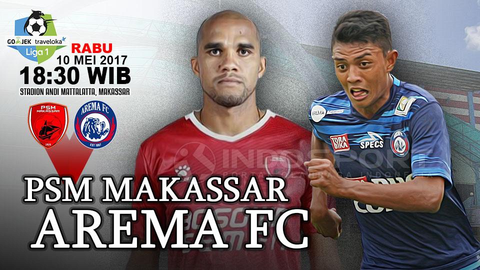 PSM Makassar vs Arema FC. - INDOSPORT