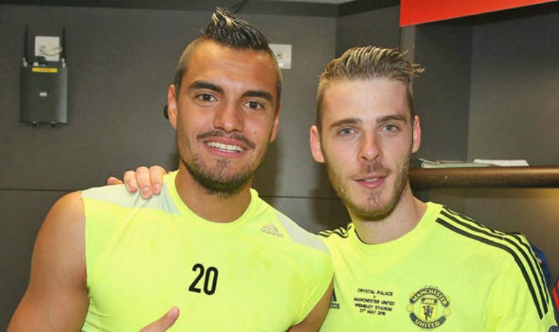Sergio Romero dan David De Gea - INDOSPORT
