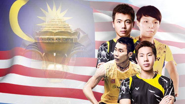Profil tim Malaysia di Piala Sudirman 2017. - INDOSPORT