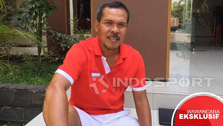 Asisten pelatih Persija Jakarta, Mustaqim. - INDOSPORT