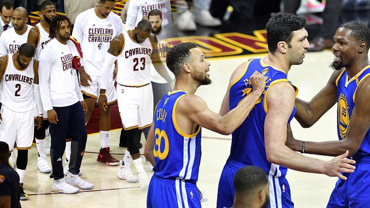 Cleveland Cavaliers vs Golden State Warriors. - INDOSPORT