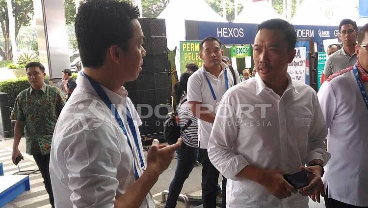 Menpora Imam Nahrawi datang untuk menyaksikan langsung pertandingan Indonesia Open 2017. - INDOSPORT