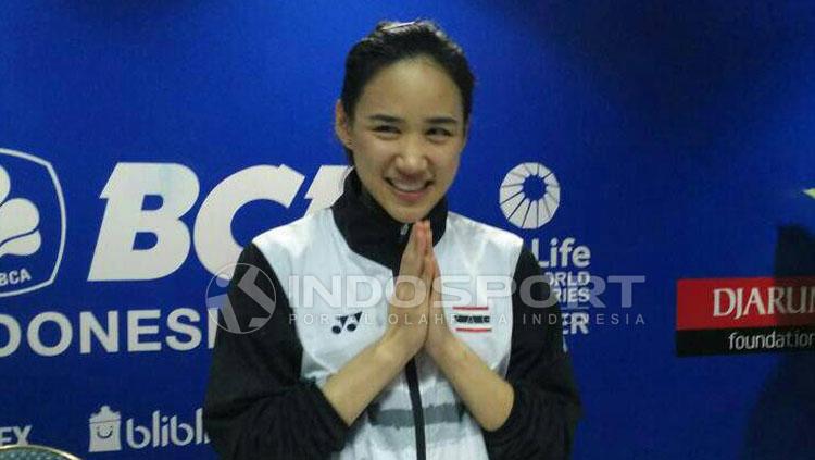 Nitchaon Jindapol memberikan salam kepada wartawan. - INDOSPORT