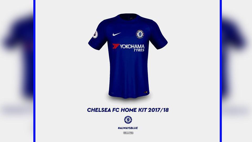 Jersey home Chelsea 2017/18. - INDOSPORT