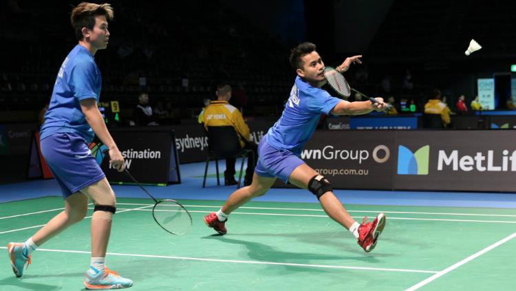 Tontowi Ahmad/Liliyana Natsir di babak pertama Australia Open 2017. - INDOSPORT