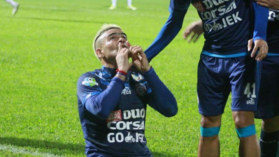 Indosport - Cristian Gonzales (Arema FC).