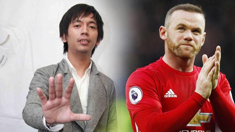 Rian D Masiv dan Wayne Rooney. - INDOSPORT