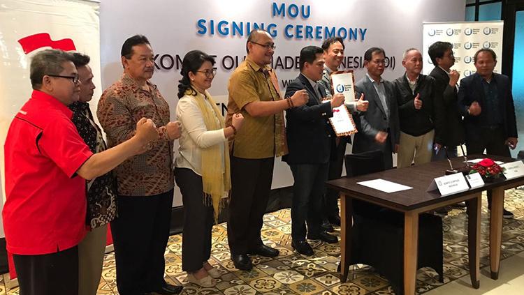 Perjanjian KOI dengan Dentsu. - INDOSPORT