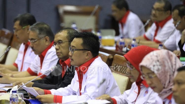 Raker Kemenpora dengan Komisi X DPR Perihal Dana SEA Games 2017. - INDOSPORT