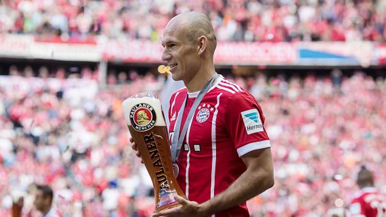 Penyerang Bayern Munchen, Arjen Robben. - INDOSPORT