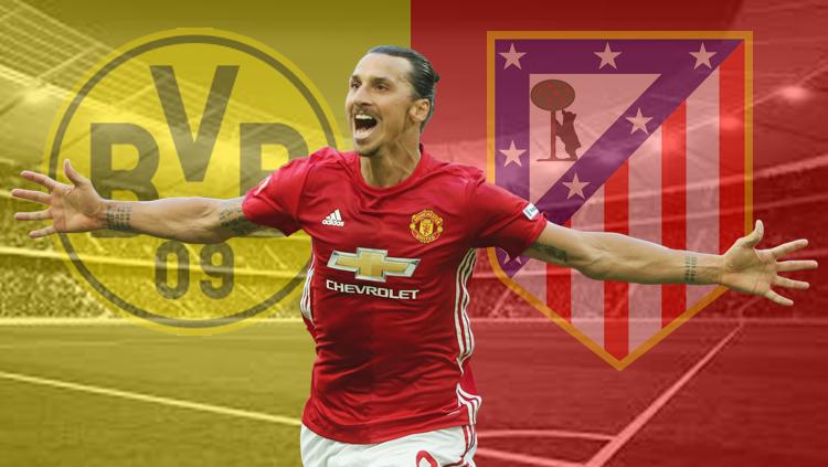 Mantan striker Man United, Zlatan Ibrahimovic. - INDOSPORT