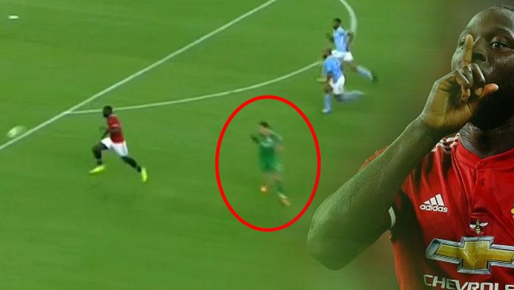 Ederson Moraes melakukan blunder dalam laga melawan Manchester United. - INDOSPORT