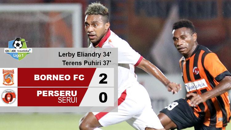 Hasil pertandingan Borneo FC vs Perseru Serui. - INDOSPORT