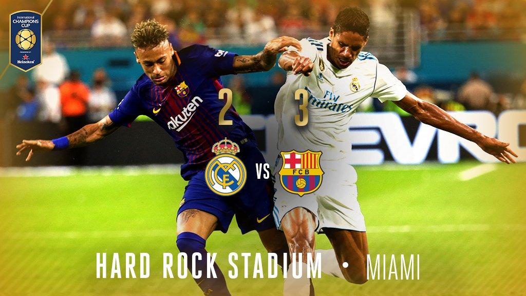 Real Madrid 2-3 Barcelona ICC 2017 - INDOSPORT