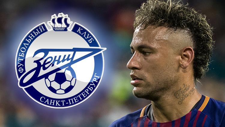 Zenit St. Petersburg disebutkan juga tertarik untuk merekrut Neymar. - INDOSPORT