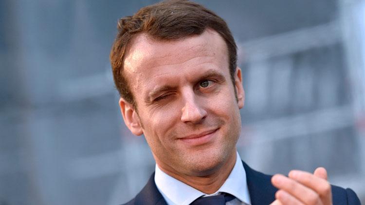 Presiden Prancis, Emmanuel Macron. - INDOSPORT