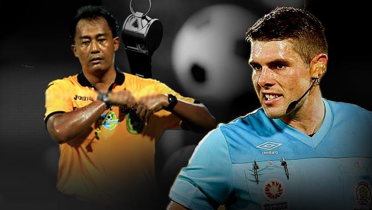 Pelatih asal Australia, Shaun Evans (kanan) dan Kusni. - INDOSPORT