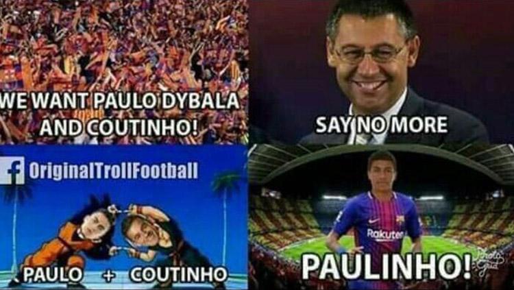Kehadiran Paulinho di Barcelona tidak disukai oleh fans mereka sendiri. - INDOSPORT