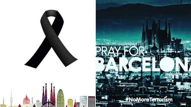 Ucapan simpati atas teror di kota Barcelona. - INDOSPORT