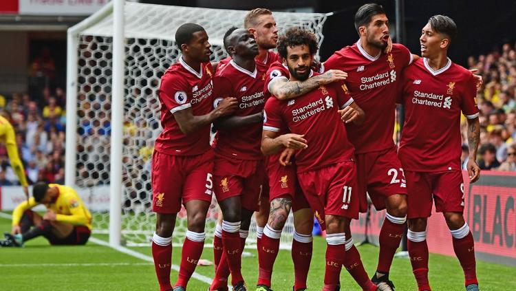 Skuat Liverpool rayakan keber - INDOSPORT