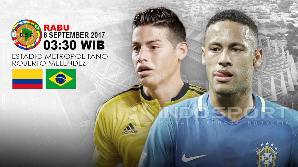 Prediksi Kolombia vs Brasil. - INDOSPORT