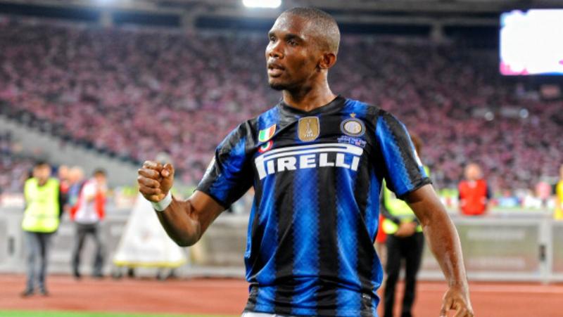 Samuel Eto'o saat memperkuat Inter Milan. - INDOSPORT