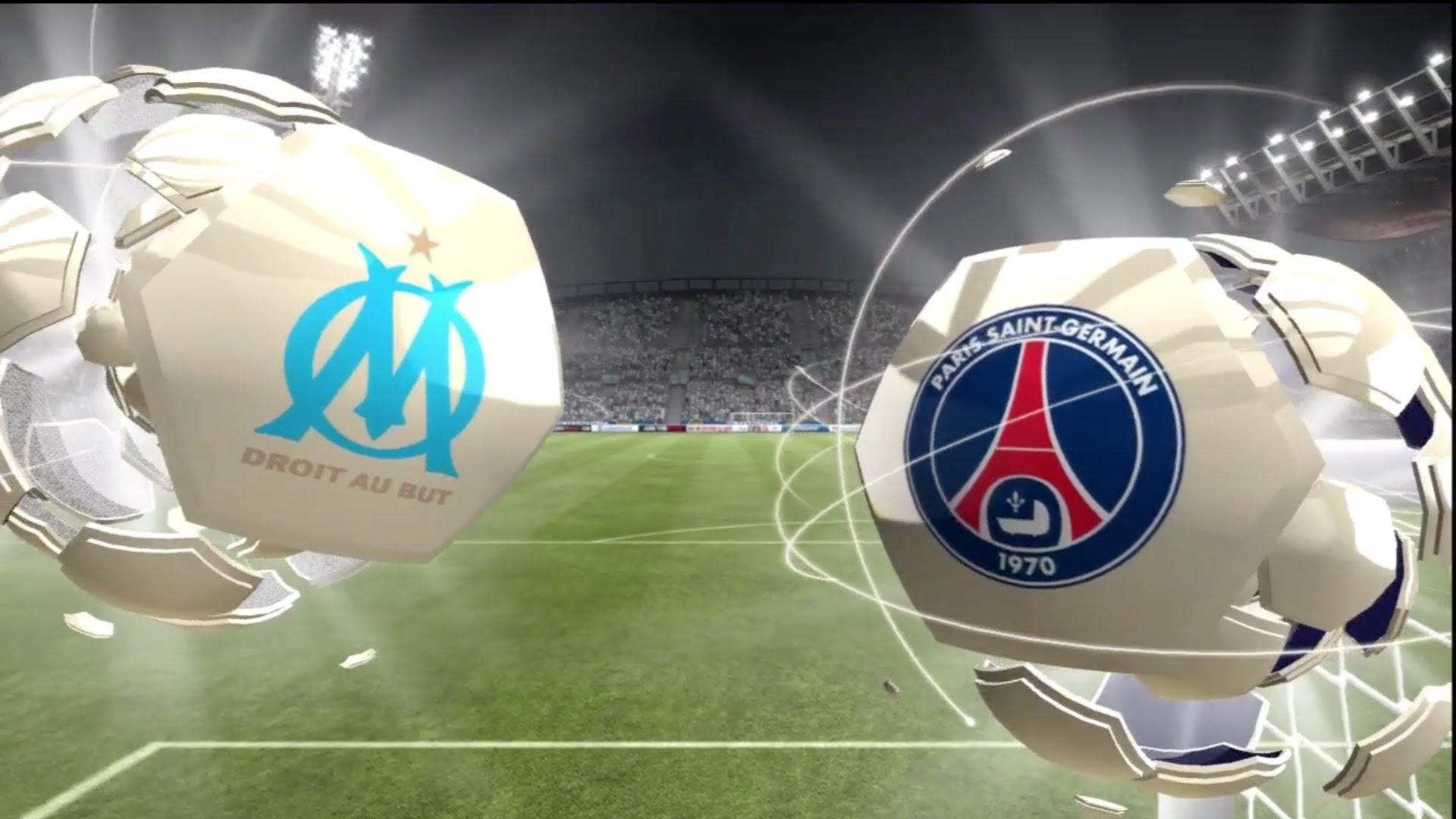 Logo Marseille dan Paris Saint-Germain. - INDOSPORT