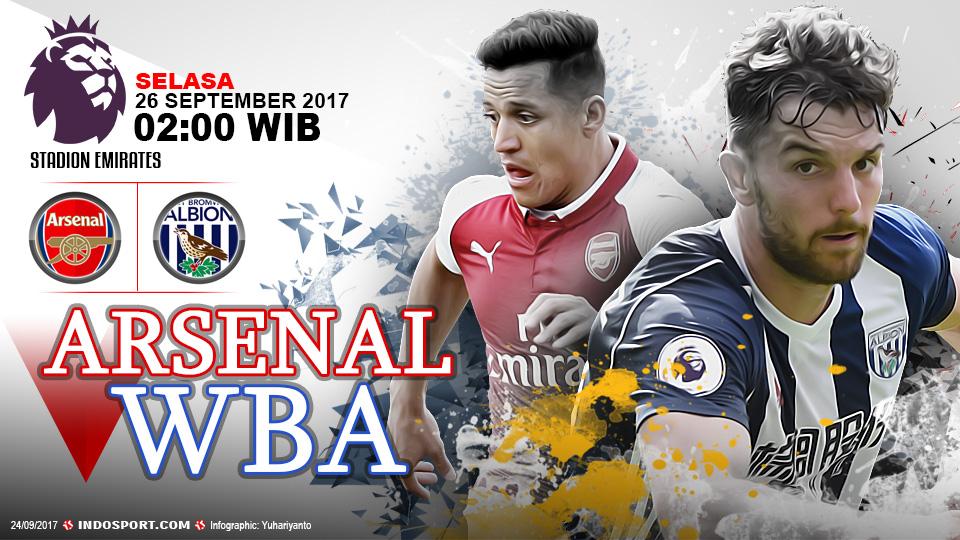 Prediksi Arsenal vs West Bromwich. - INDOSPORT