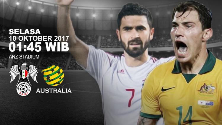 Prediksi Australia vs Suriah. - INDOSPORT