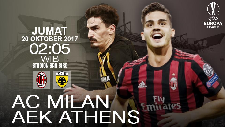 Prediksi AC Milan vs AEK Athens. - INDOSPORT