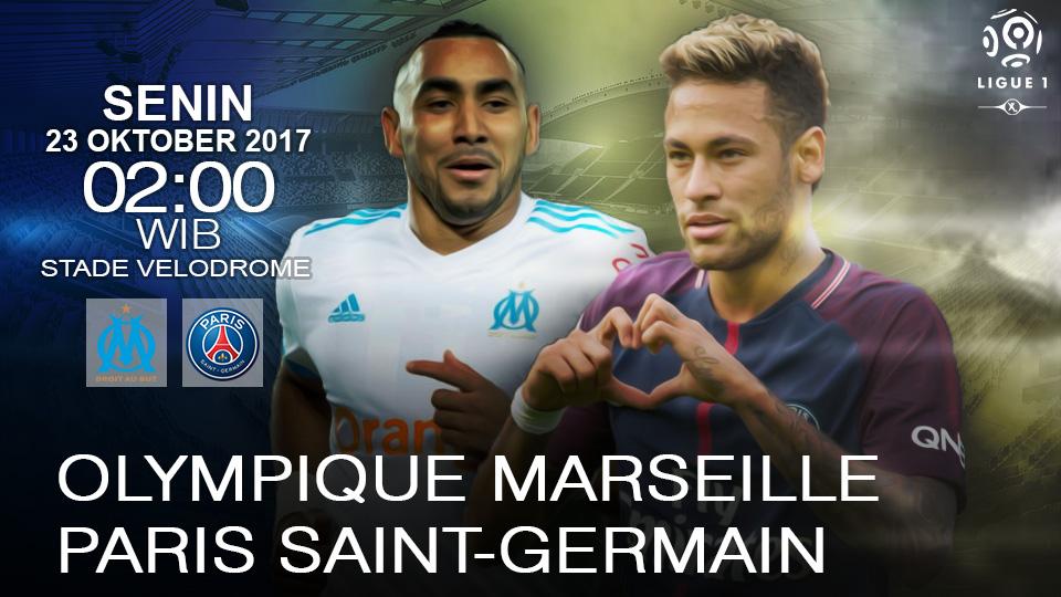 Olympique Marseille vs Paris Saint-Germain. - INDOSPORT